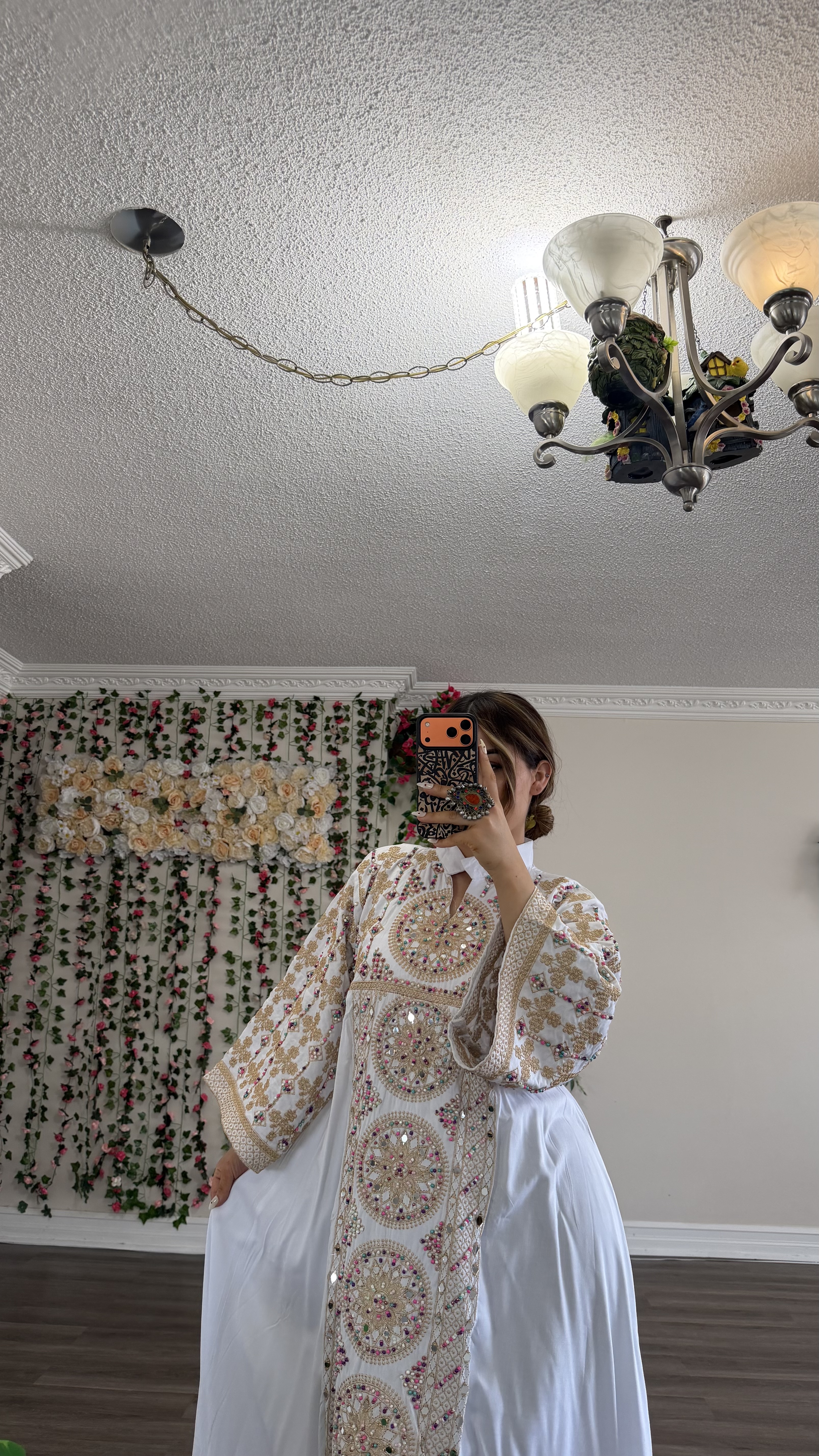 The Pari Mirror-Work Kaftan