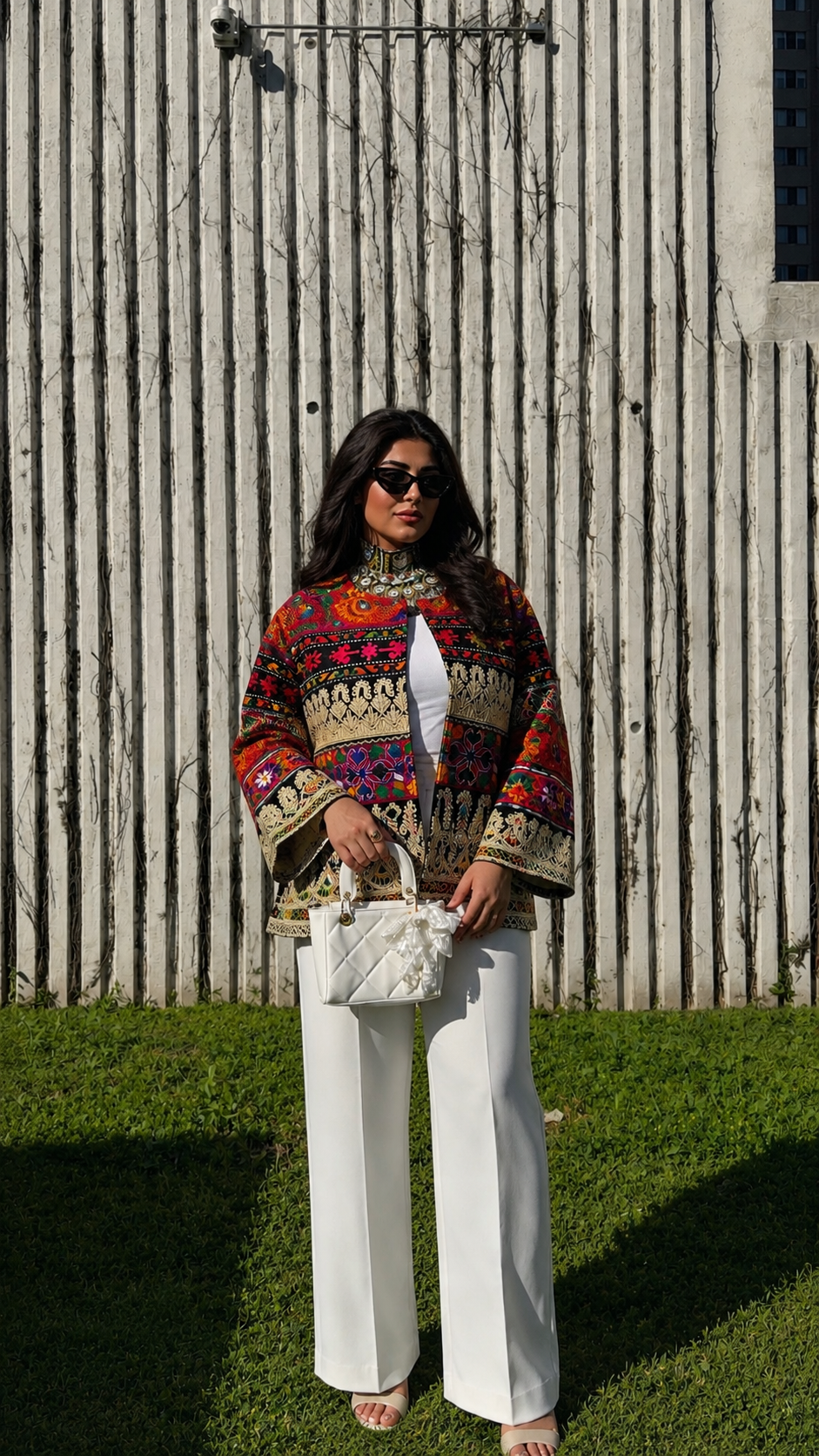 The Zohra Multicolor Afghan Jacket