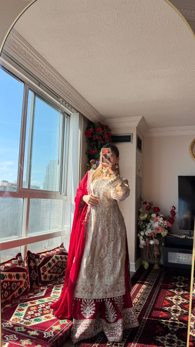 Premium 3-Piece Embroidered Sharara Set